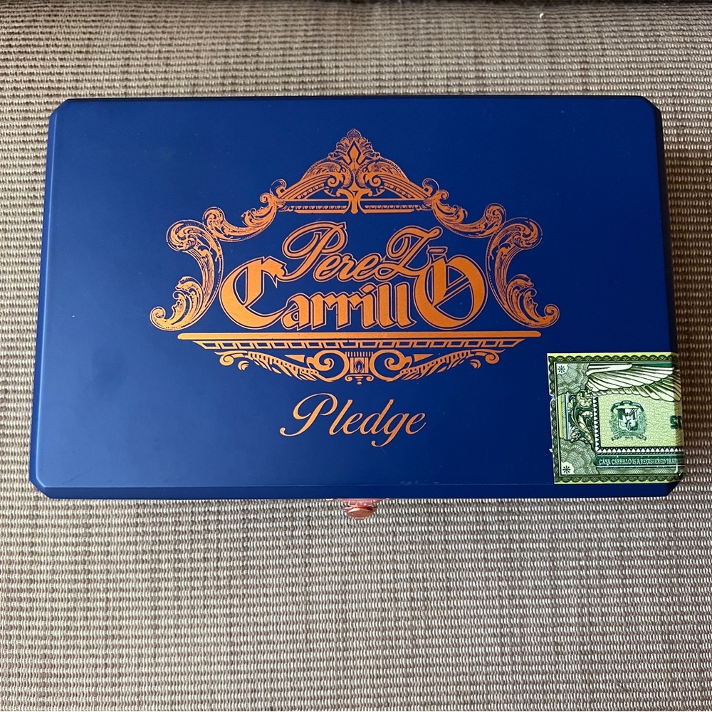 E.P. Carrillo Pledge Empty Cigar Box